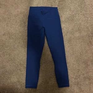 Blue wunder train lululemon leggings